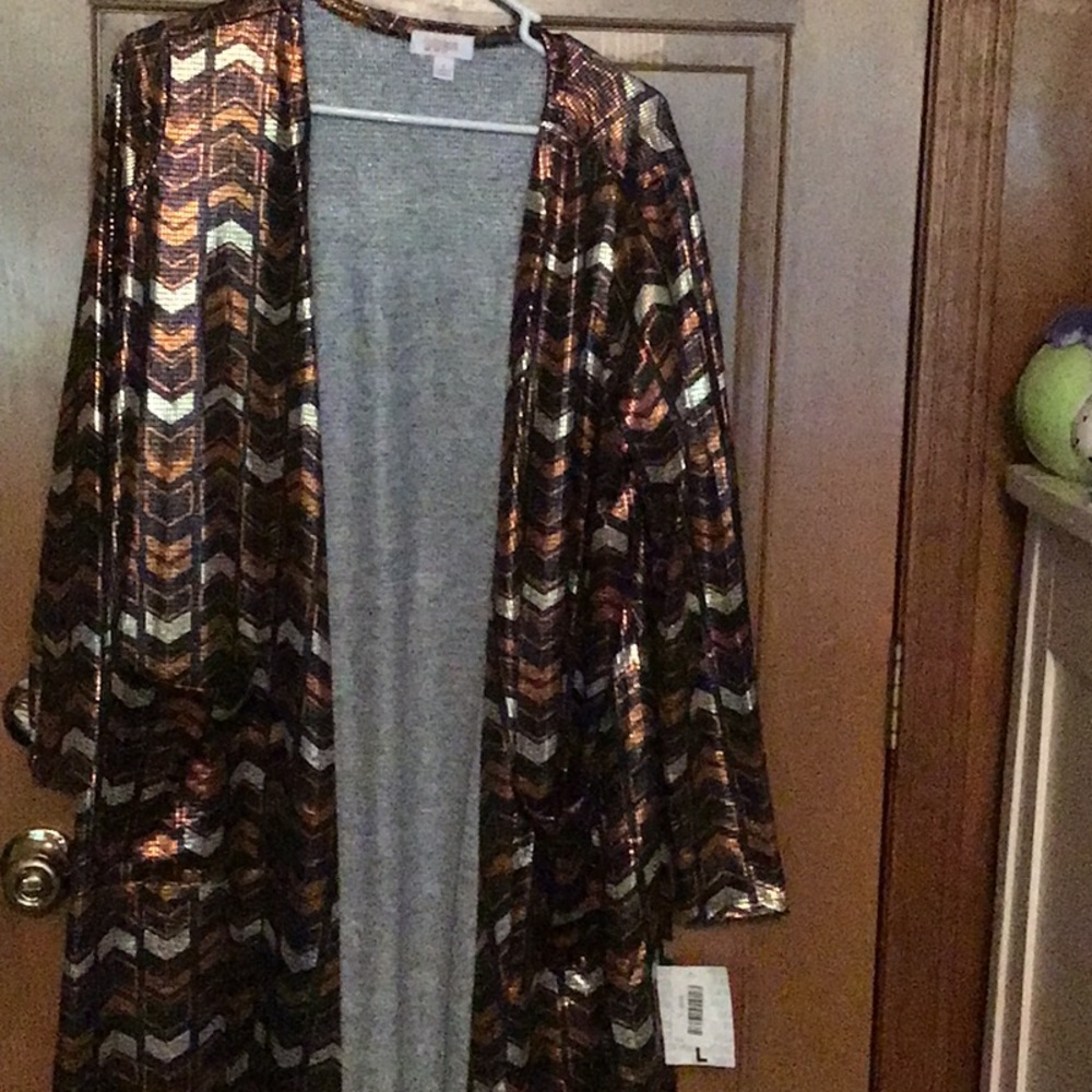 Lularoe Elegant Sarah Long Duster, new with tags